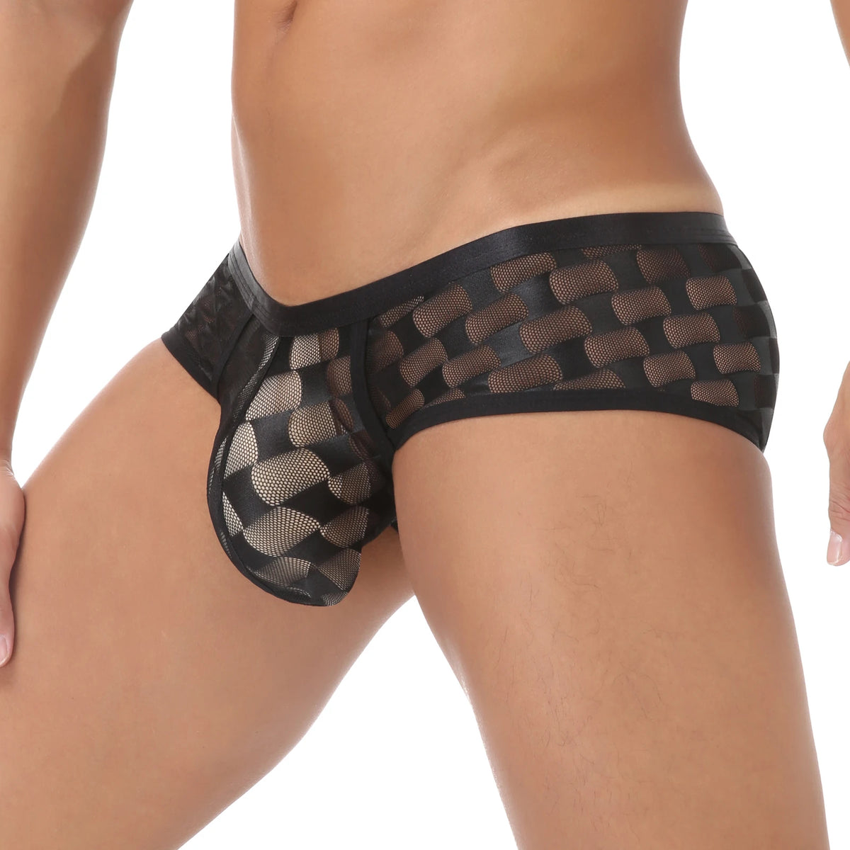 Diamond Mesh Briefs