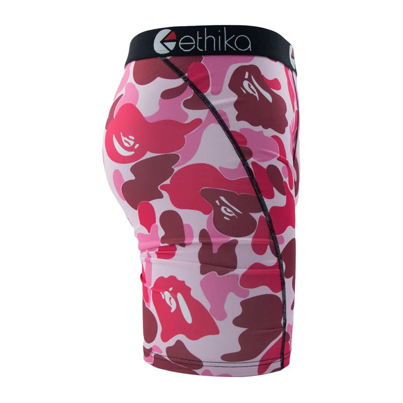 Full-Length Graphic Boxers