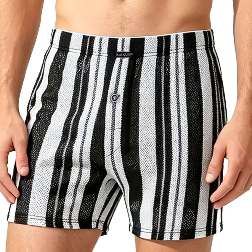Stripe Woven Shorts