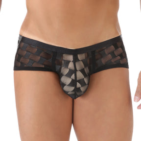 Diamond Mesh Briefs