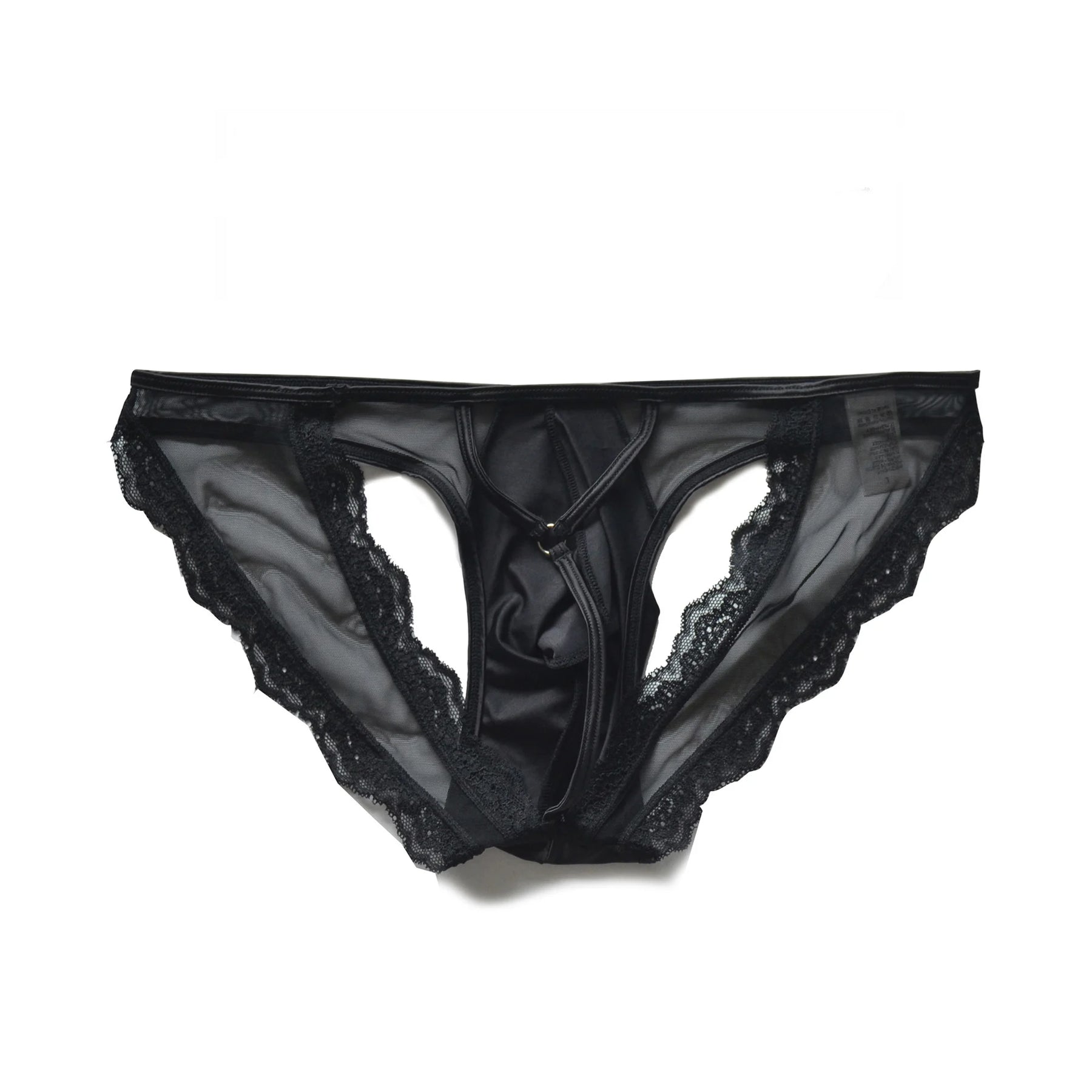 DM Satin Lace Open Briefs