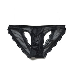DM Satin Lace Open Briefs