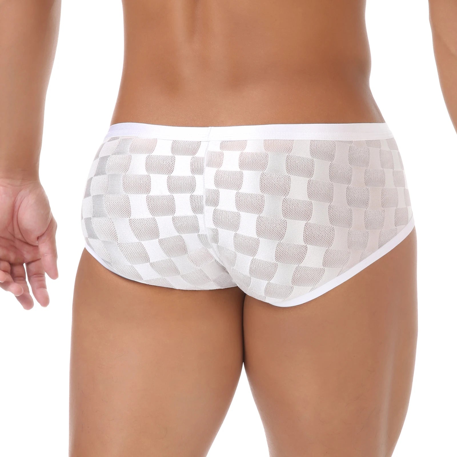 Diamond Mesh Briefs