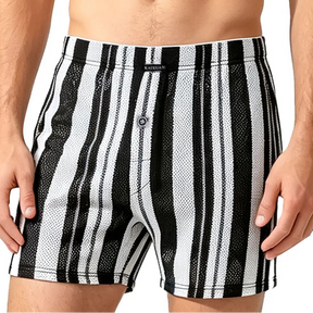 Stripe Woven Shorts