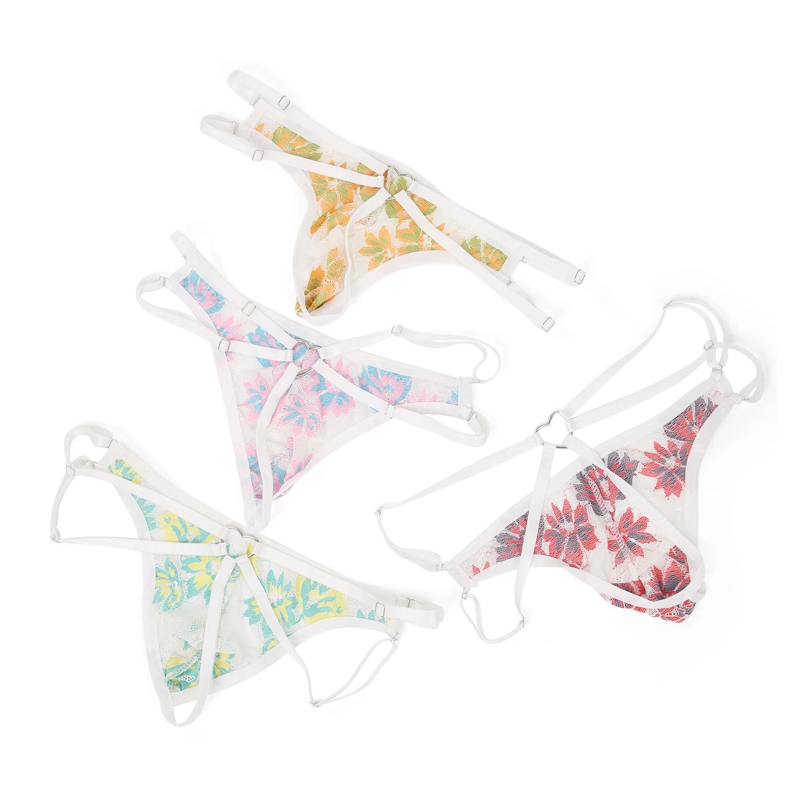 Heart Lace Thong