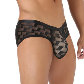 Diamond Mesh Briefs