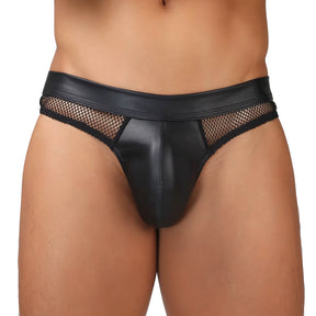 Faux Fishnet Briefs