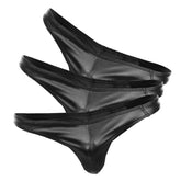 Black Thong 3-Pack
