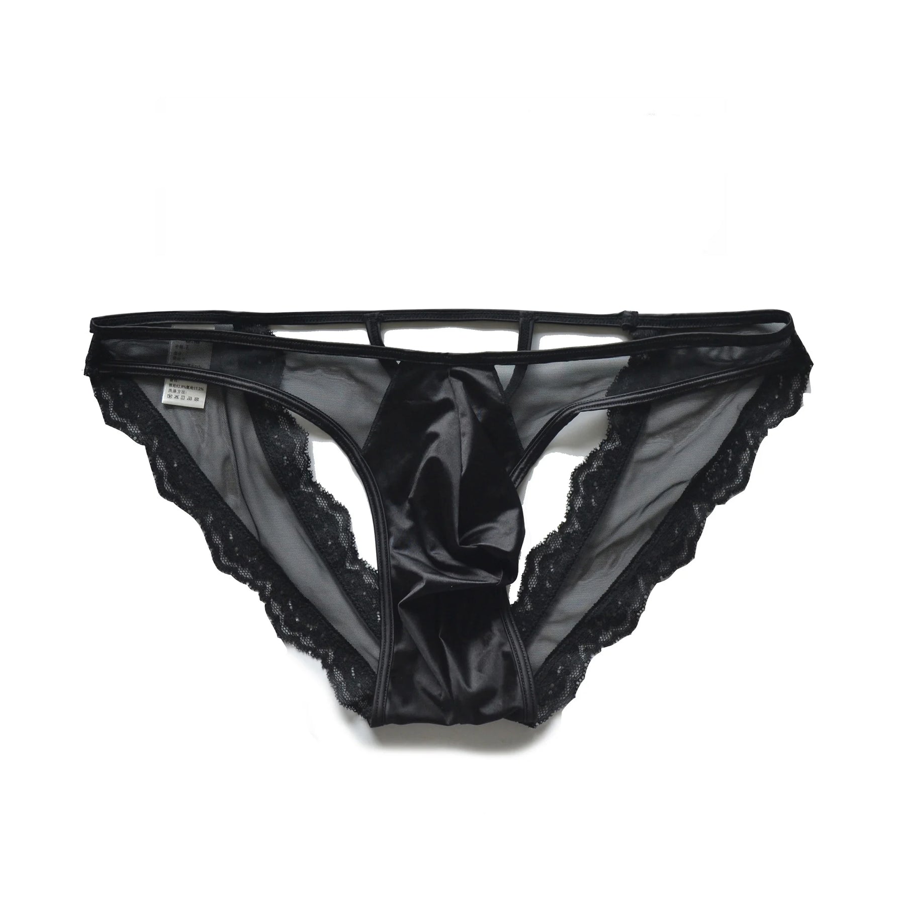 DM Satin Lace Open Briefs