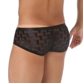 Diamond Mesh Briefs