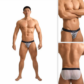 GTOPX Striped Mesh Briefs