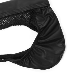 Faux Fishnet Briefs