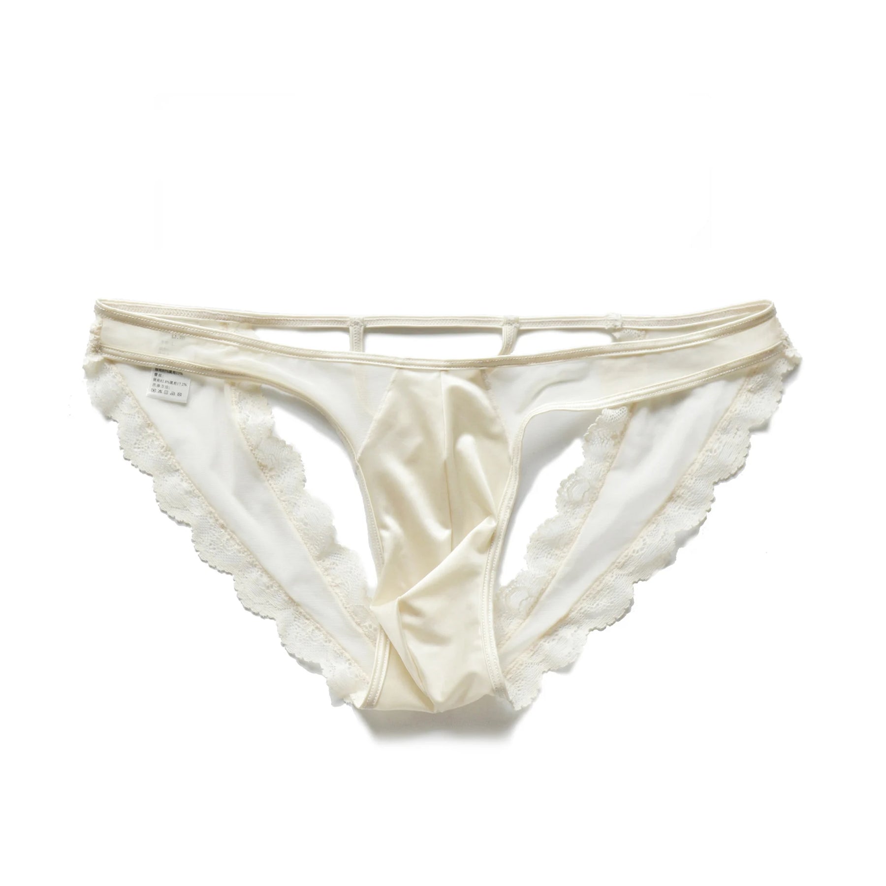 DM Satin Lace Open Briefs