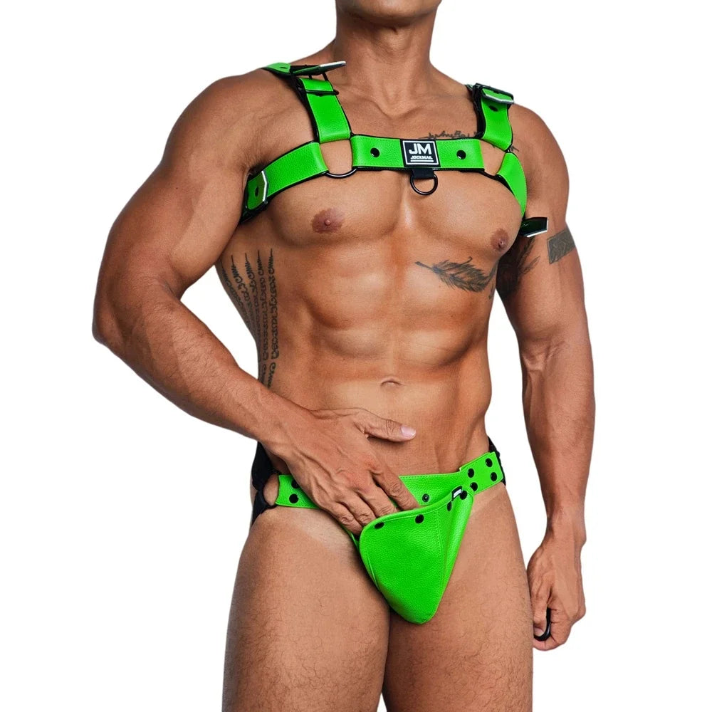 JM Stud 2-in-1 Jock & Harness