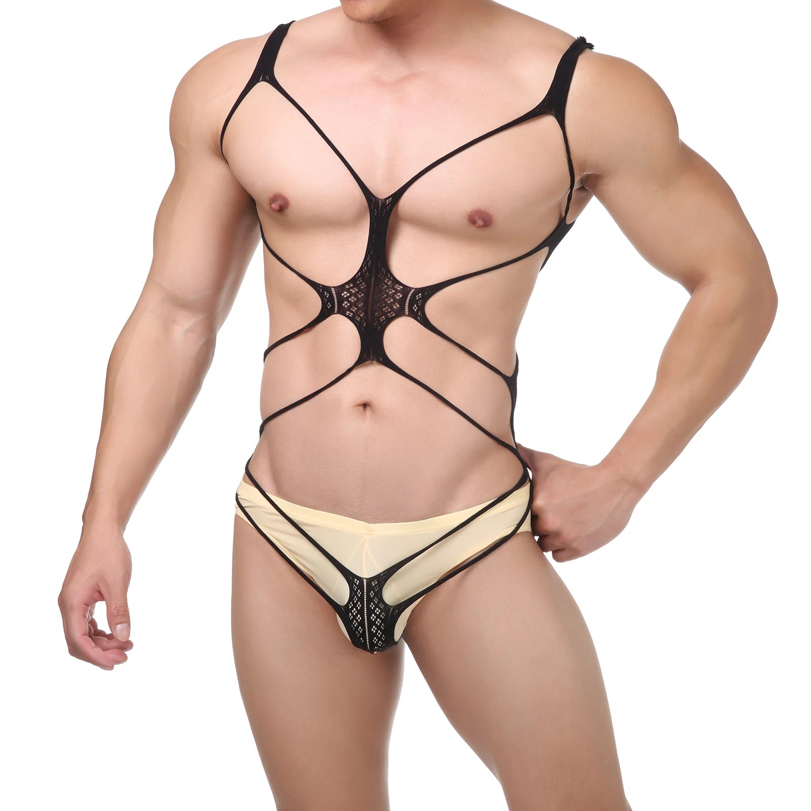 Bondage Fishnet One-Piece