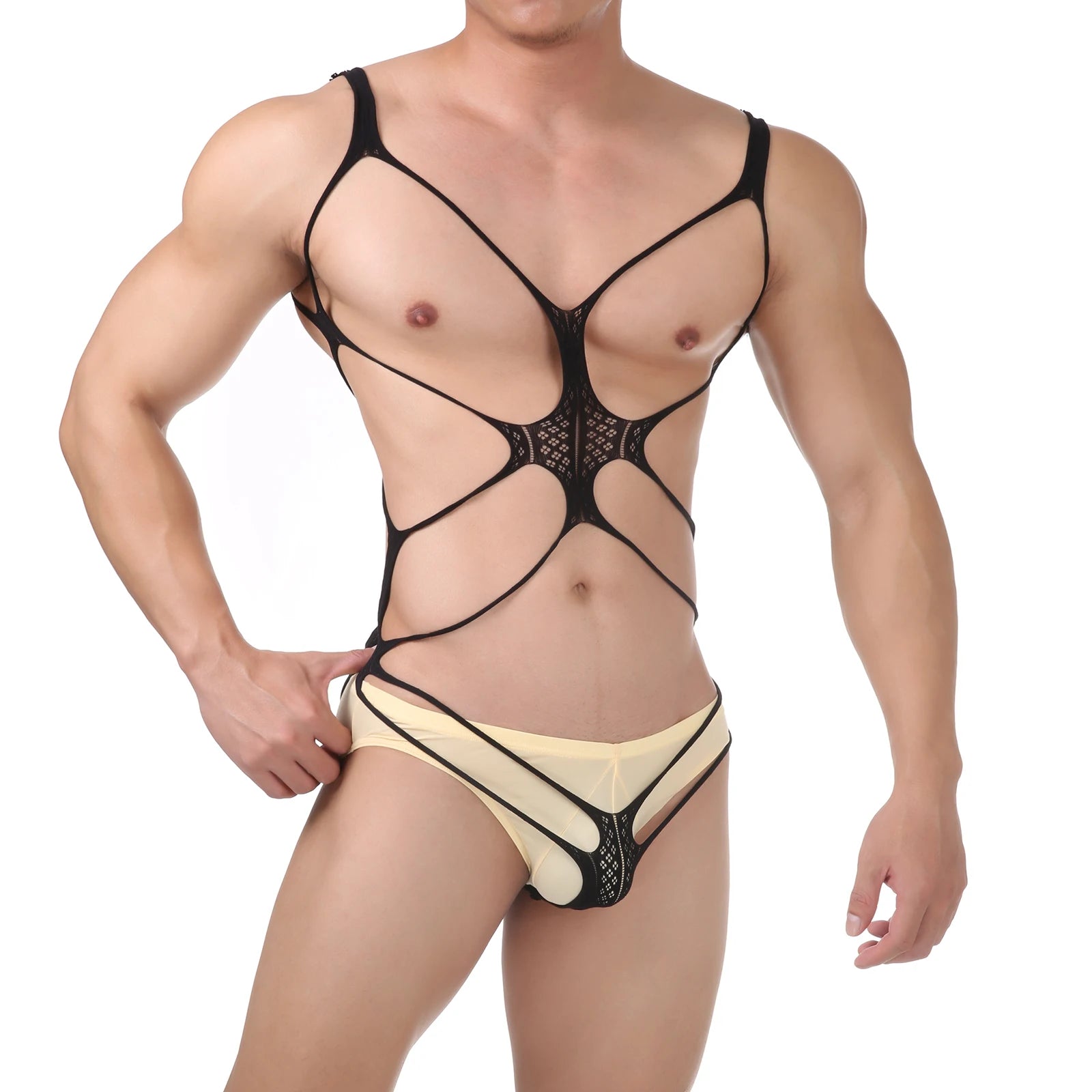 Bondage Fishnet One-Piece