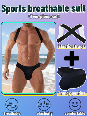 Briefs + Harness Set