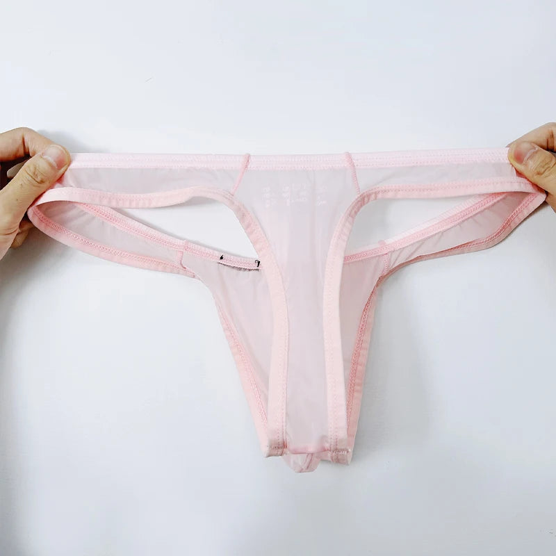 Transparent Pouch Thong
