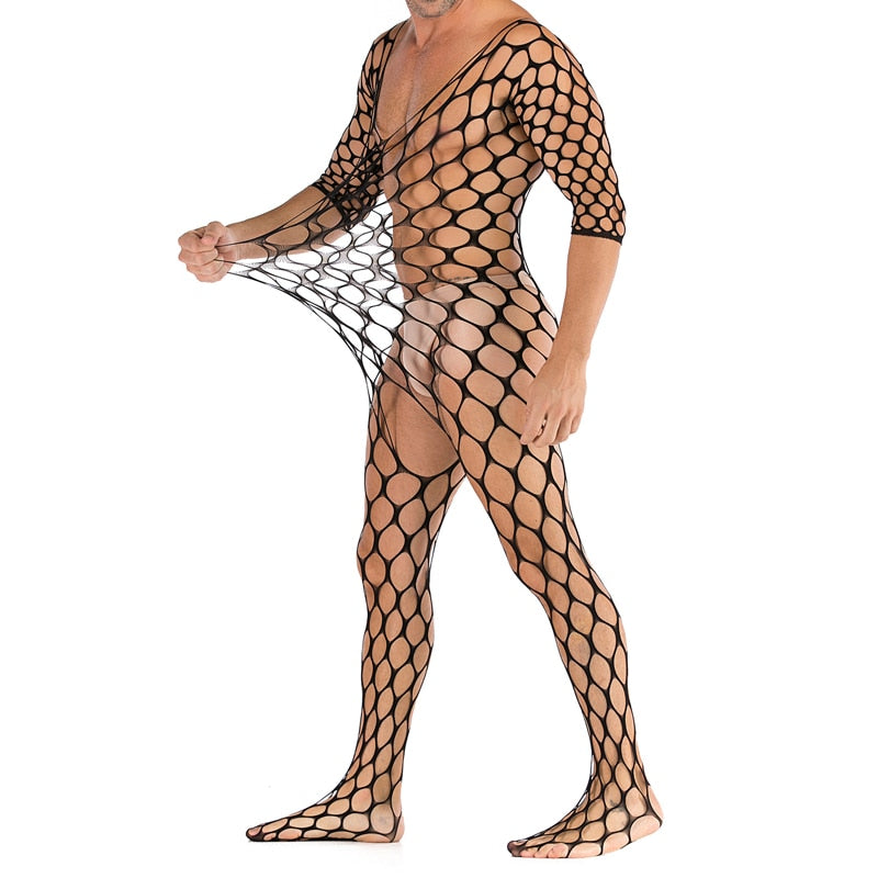 Lingerie Fishnet Bodysuit 3